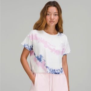 Lululemon cates tee tie dye NWT